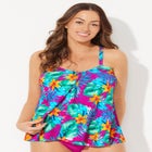 Flyaway Bandeau Tankini Top image number null