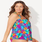 Flyaway Bandeau Tankini Top image number null