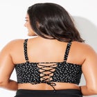 Bra Sized Lace Back Underwire Bikini Top image number null