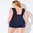 Adjustable Ruched Swimdress image number null