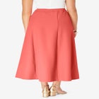 Plus Size Bend Over® A Line Skirt image number null