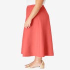 Plus Size Bend Over® A Line Skirt image number null