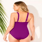 Shirred Underwire One Piece Swimsuit image number null