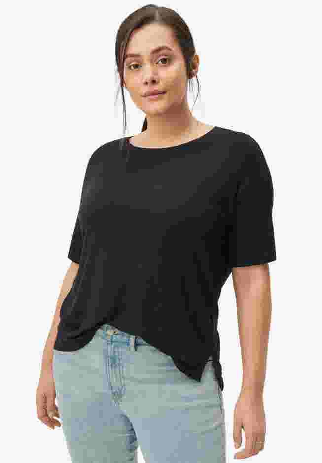Boxy Ribbed Tee image number 0
