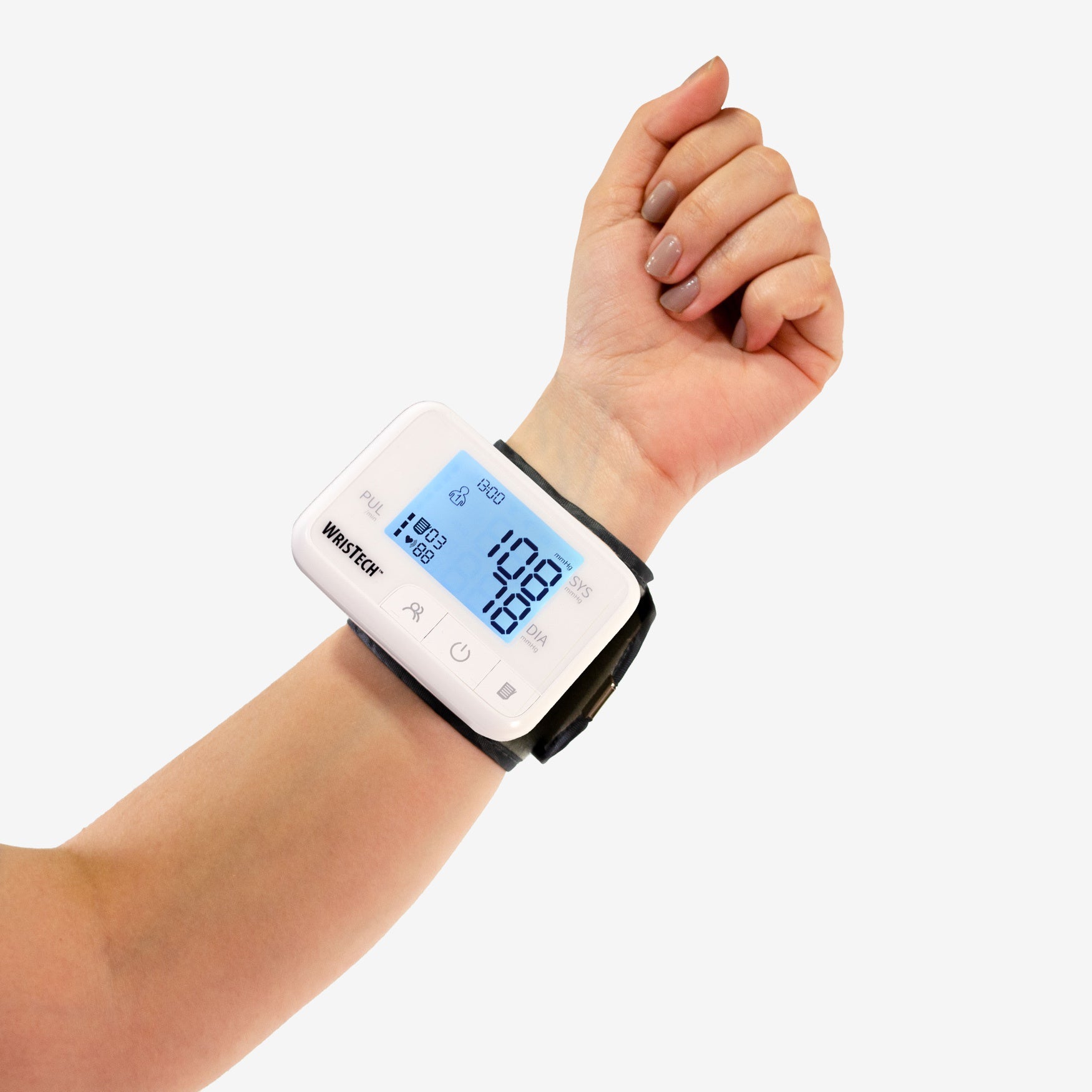 Talking Color Coded Wrist Blood Pressure Monitor image number 0
