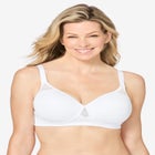 Stay-Cool Wireless Wicking T-Shirt Bra image number null