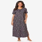 Long Henley Sleepshirt image number null