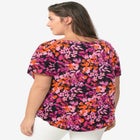 Keyhole Peasant Blouse image number null