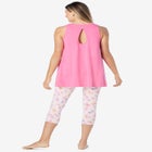 Scoopneck Tank & Capri Legging PJ Set  image number null