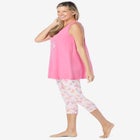 Scoopneck Tank & Capri Legging PJ Set  image number null