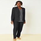 Stretch Crepe Single-Breasted Pantsuit image number null