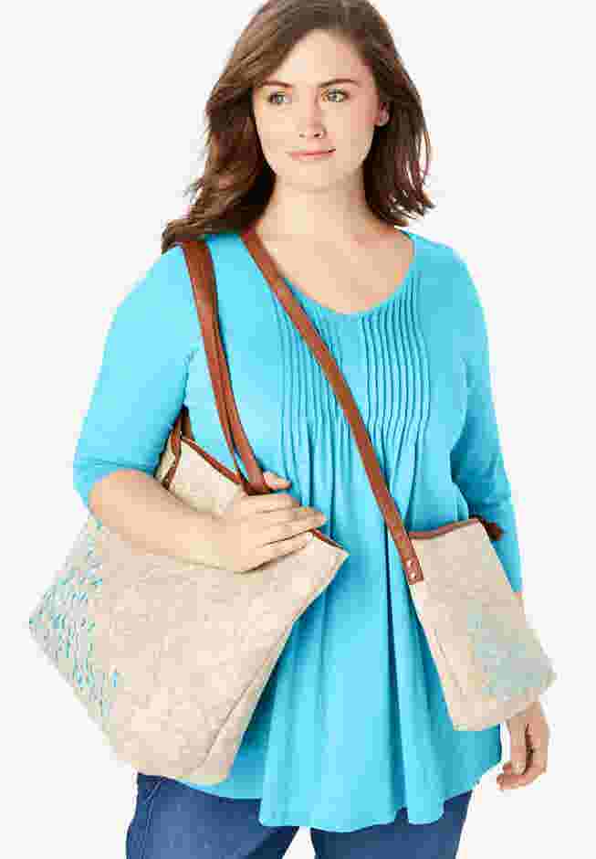 2-Piece Floral Tote Set image number 0