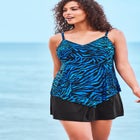 Handkerchief-Hem Tankini Top  image number null