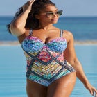 Macrame Underwire One Piece Swimsuit image number null