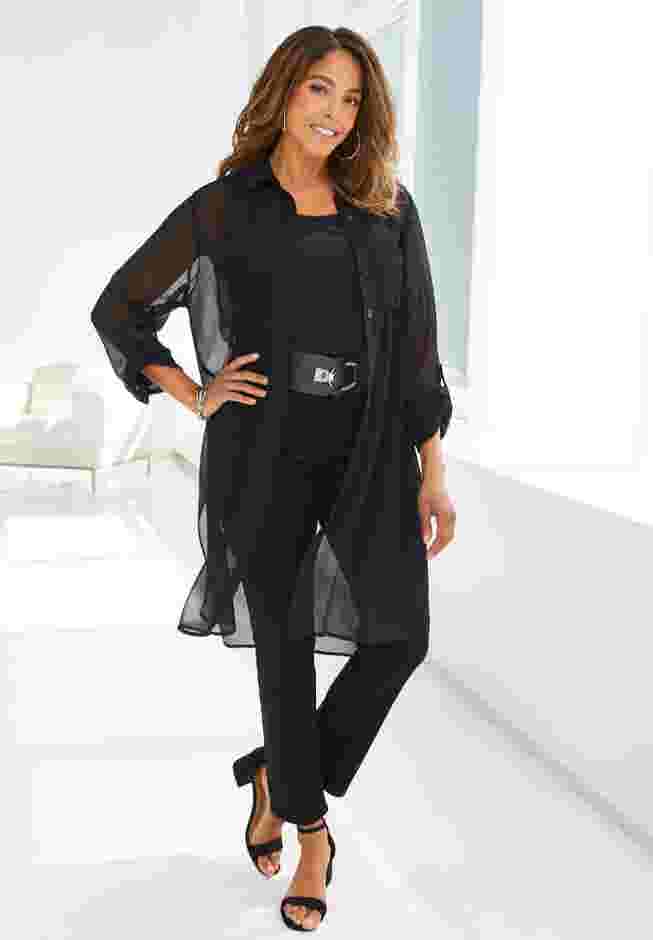 Sheer Georgette Mega Tunic image number 0