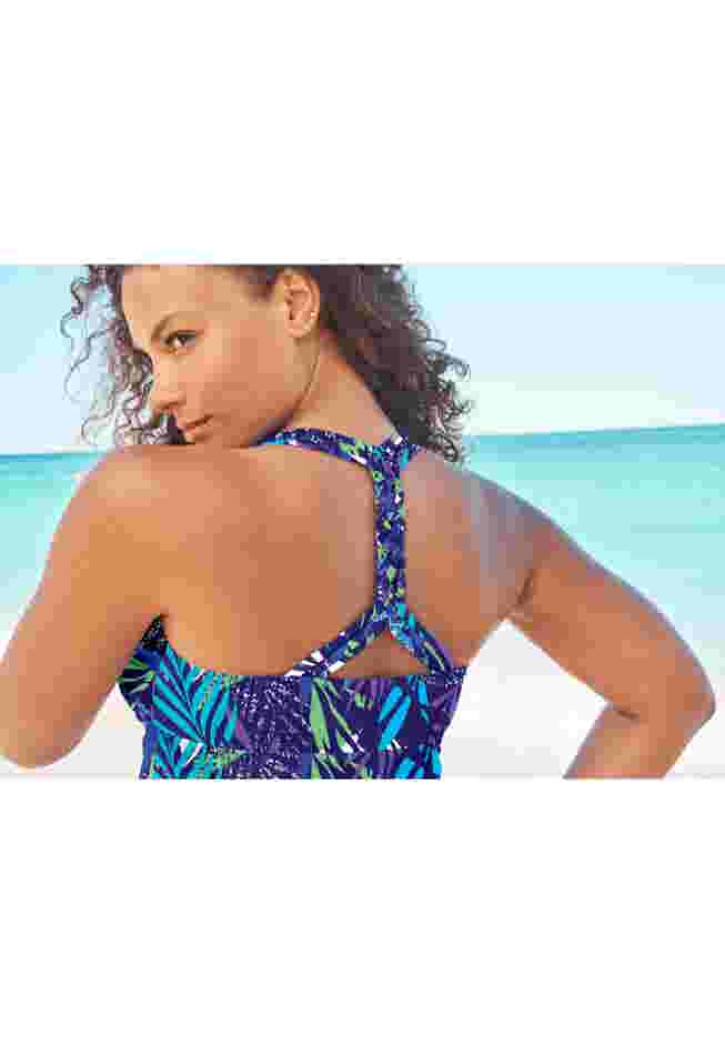 Longer Length Braided Tankini Top image number 4