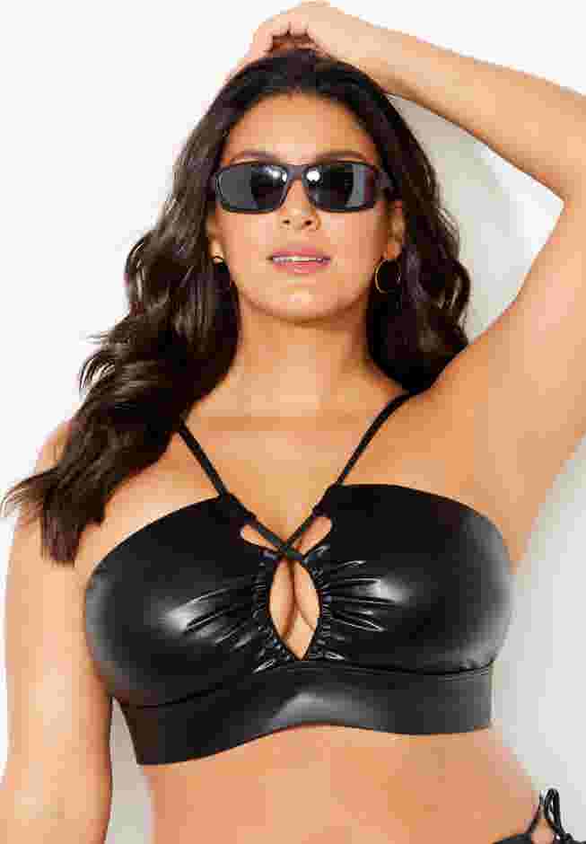 Liquid Motion High Neck Adjustable Bikini Top image number 3