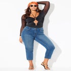 Mesh Sleeve Halter One-Piece Swimsuit image number null