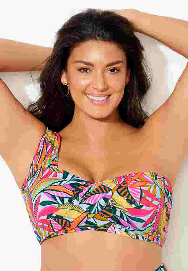 One Shoulder Bandeau Bikini Top image number 5
