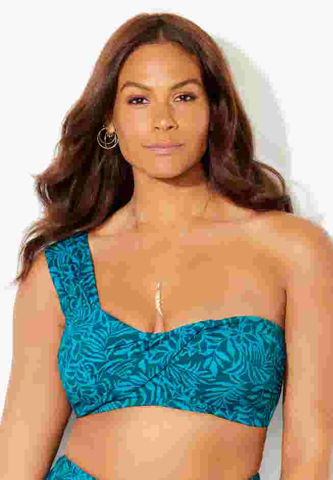 One Shoulder Bandeau Bikini Top image number 0
