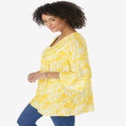 Bell-Sleeve V-Neck Tunic image number null