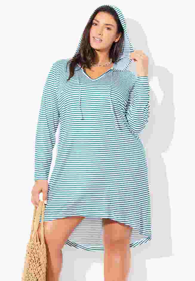 Pack & Go Wrinkle-Resistant Cover Up Hoodie Dress image number 2