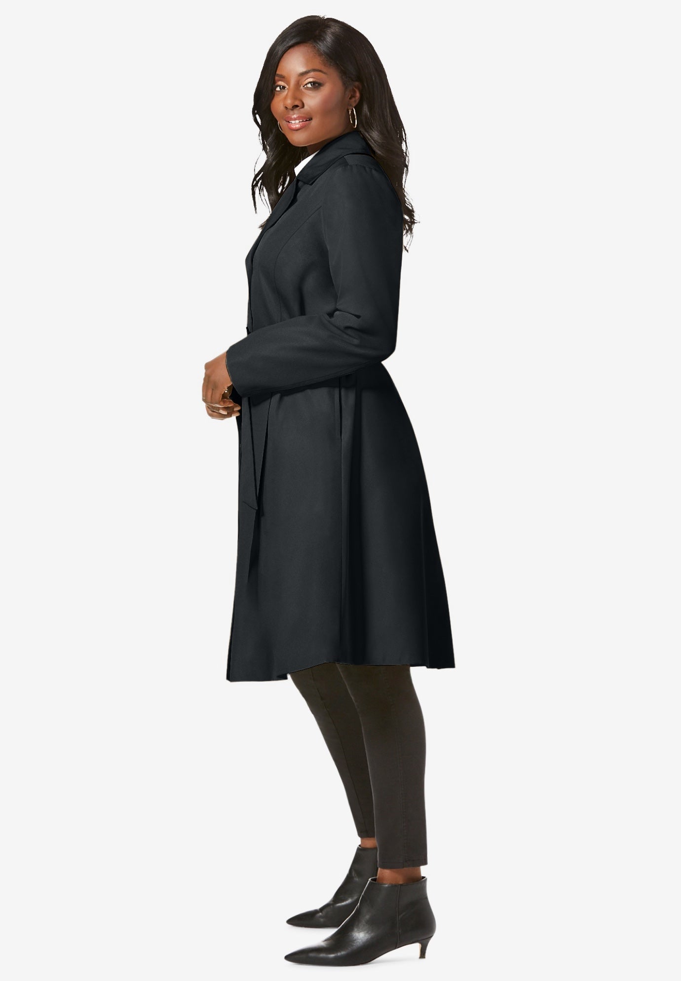 Pleated Trench Coat image number 2