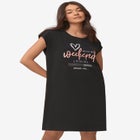 Cap Sleeve Sleep Shirt image number null