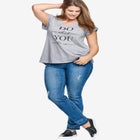 Screenprint V-Neck Tee image number null