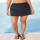 Taslon® Coverup Skirt with Built-In Brief image number null
