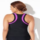 Chlorine Resistant High Neck Racerback Tankini Top image number 1
