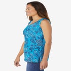 Perfect Printed Scoopneck Tank image number null