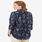 No Iron Three-Quarter Sleeve Peachskin Shirt image number 1