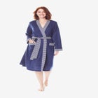 Heathered Knit Robe  image number null