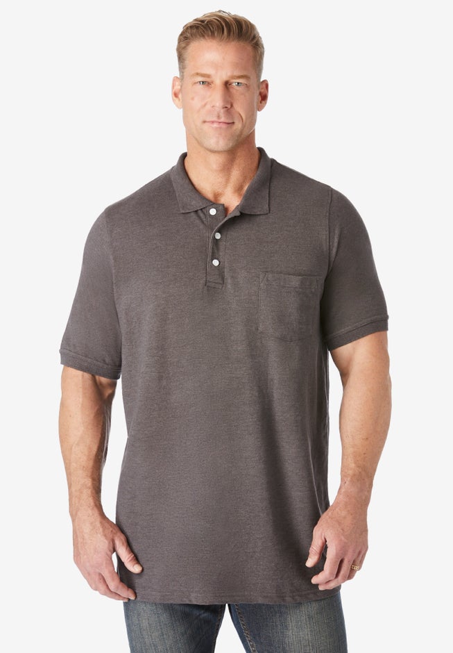 Shrink-Less&trade; Pocket Piqu&eacute; Polo image number 3