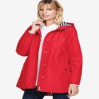 Water-Resistant A-Line Snap-Front Hooded Raincoat image number 0