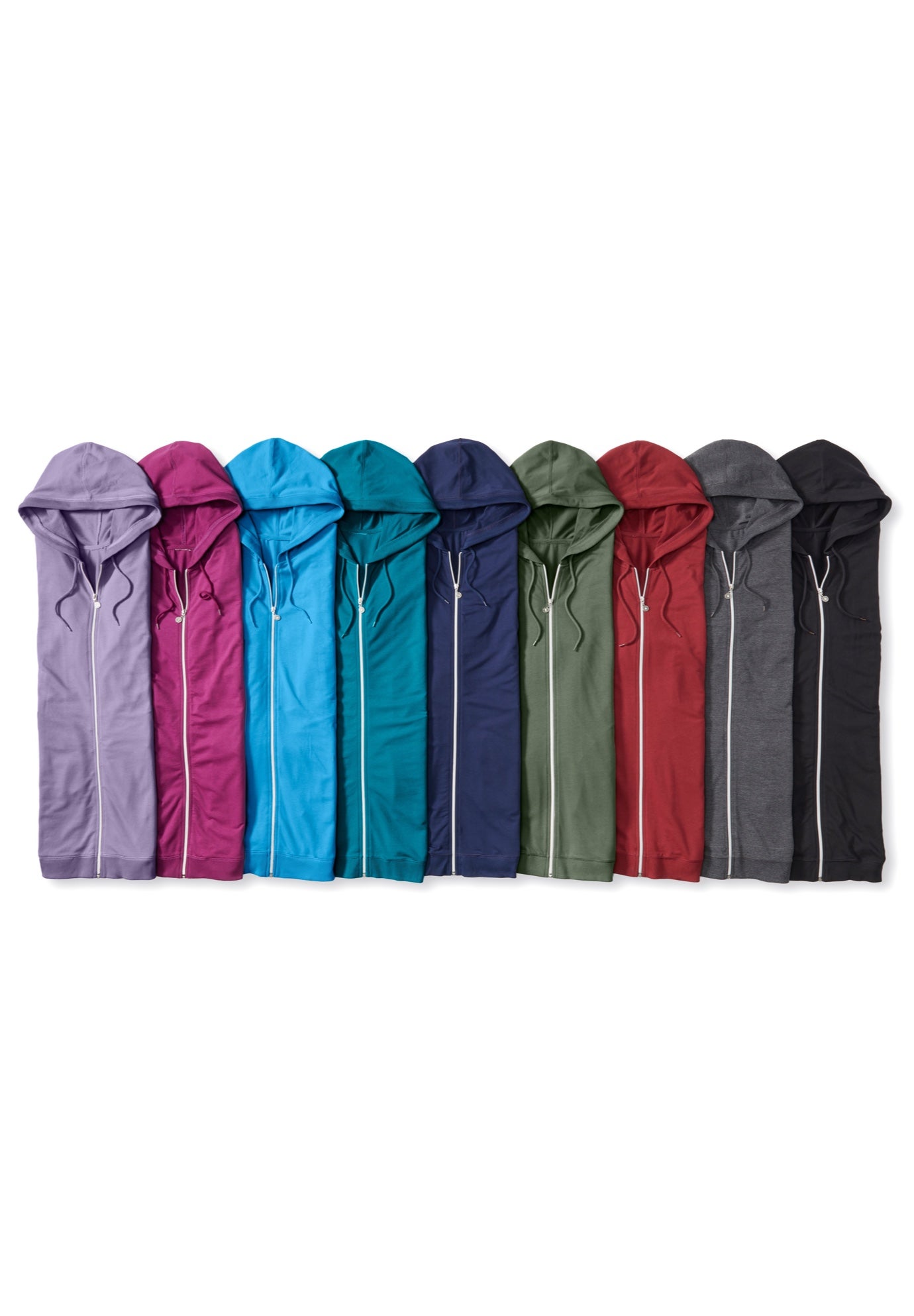 Cloud Knit French Terry Zip-Front Hoodie image number 3