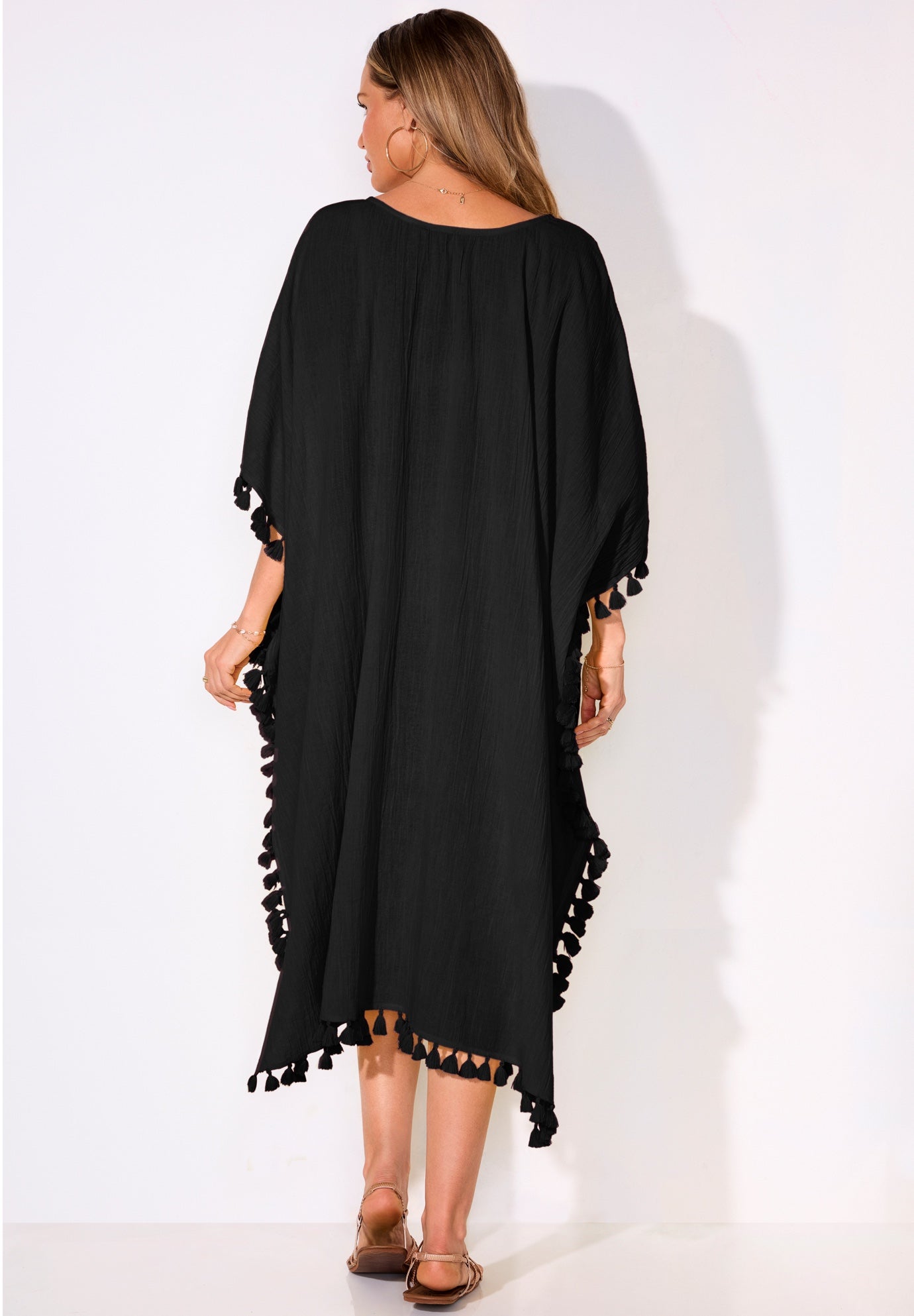 Everly Cotton Gauze Cover Up Tunic image number 2