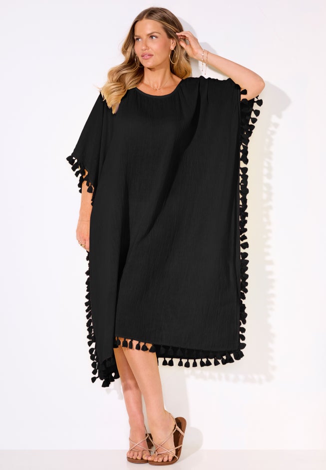 Everly Cotton Gauze Cover Up Tunic image number 6