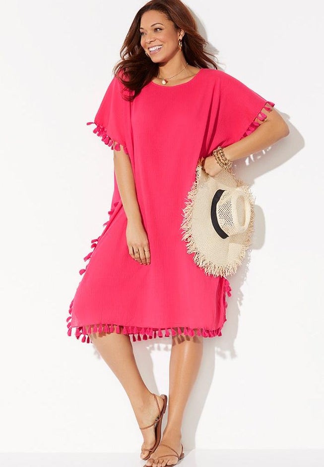 Everly Pom Pom Cover Up Tunic image number 2