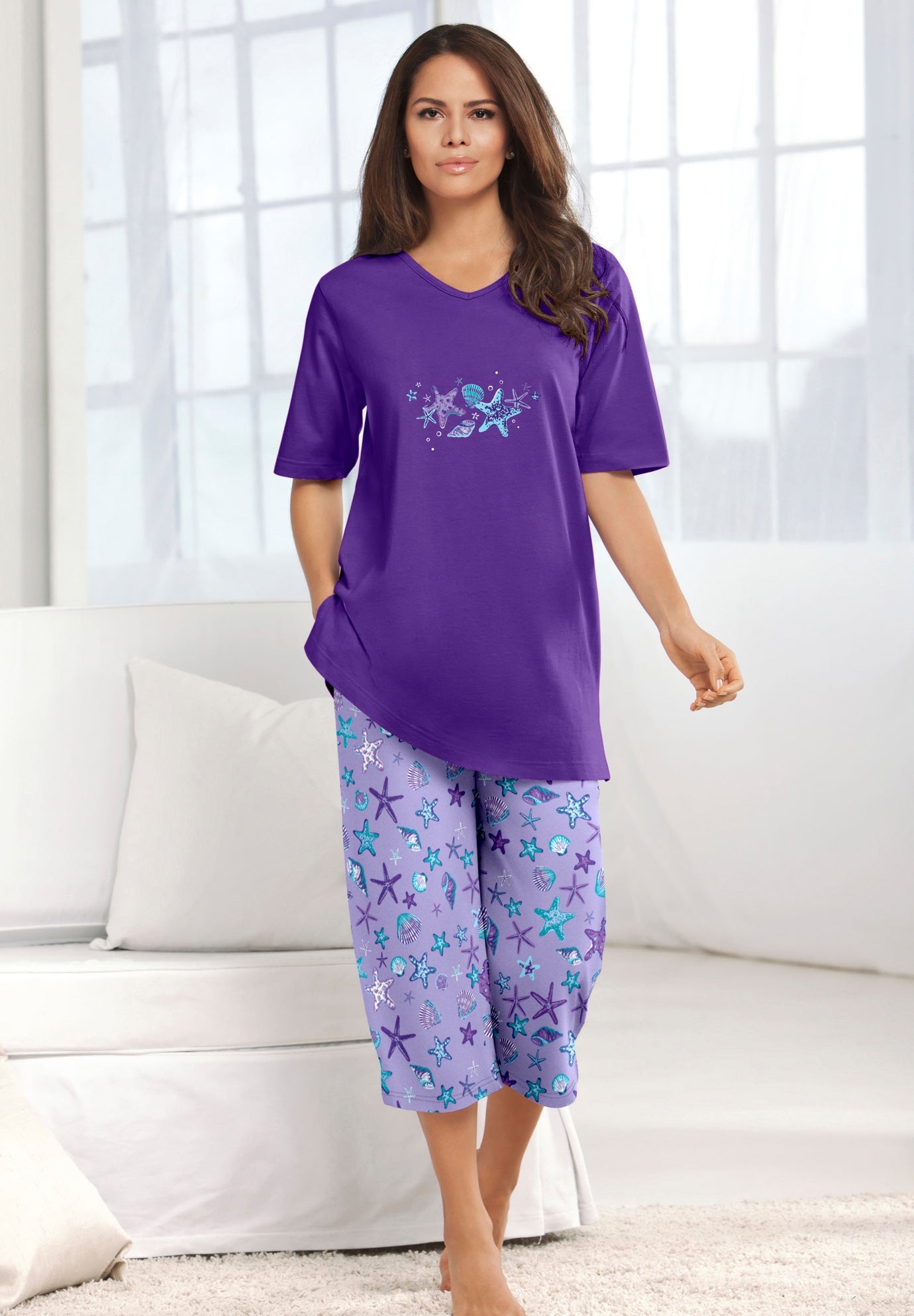 2-Piece Capri PJ Set image number 5