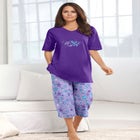2-Piece Capri PJ Set image number null