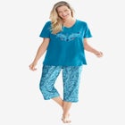 2-Piece Capri PJ Set image number null