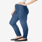 Fineline Stretch Denim Skinny Pull-On Jeans image number 3