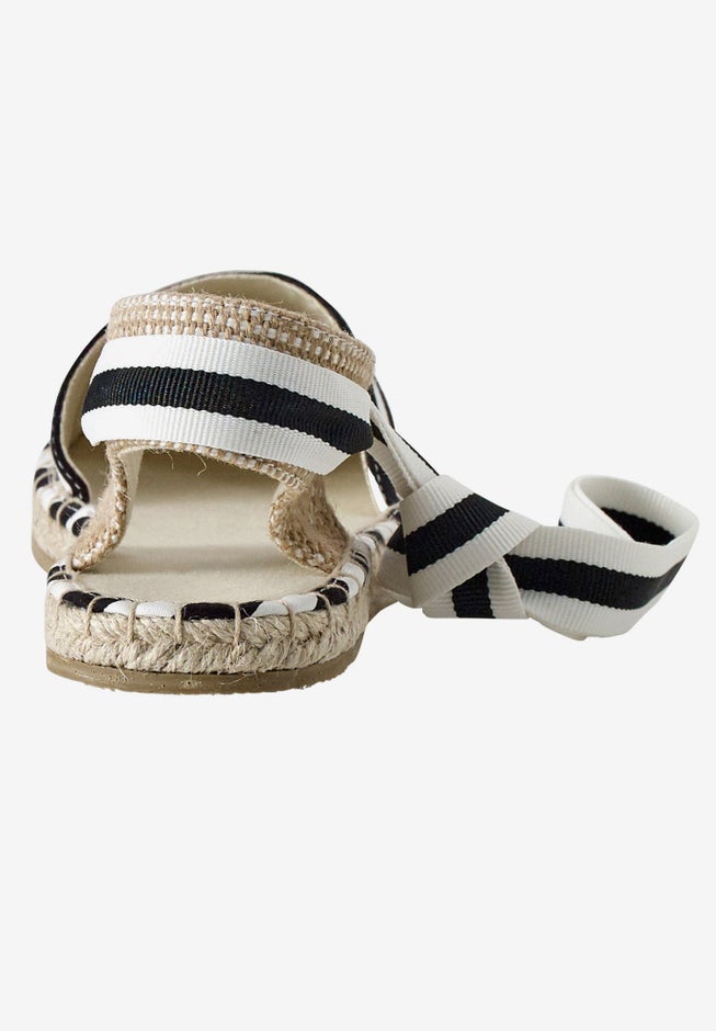Lace-Up Flat Espadrilles image number 1