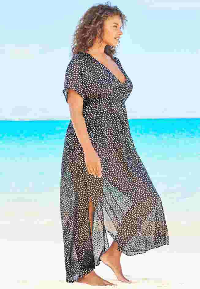 Long Caftan Cover Up  image number 2