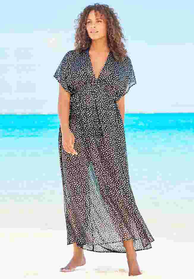 Long Caftan Cover Up  image number 0