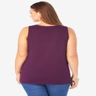 Plus Size Cotton Ultimate Swing Tank Top image number null
