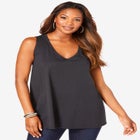 Plus Size Cotton Ultimate Swing Tank Top image number null