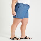 Denim Bermuda Shorts image number null